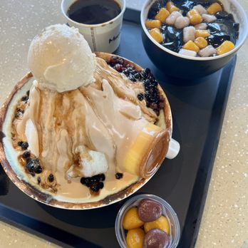 Meet Fresh - Icy Grass Jelly Signature and Black Sugar Boba Milky Shaved Ice - Desserts Near Me - Temple City, California Meet Fresh - Icy Grass Jelly Signature and Black Sugar Boba Milky Shaved Ice - Desserts Near Me - Temple City, California