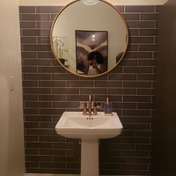 Noir A Simply Panache Lounge - a sink and mirror - Lounges Near Me - Hampton, Virginia Noir A Simply Panache Lounge - a sink and mirror - Lounges Near Me - Hampton, Virginia