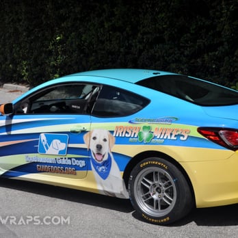 TechnoSigns - Custom designed race car vehicle wrap. designed, printed, and installed at TechnoSigns. - Marketing Near Me - Oviedo, Florida
