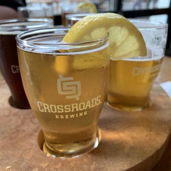 CrossRoads Brewing & Distillery - A tasty flight - Brewpubs Near Me - Prince George, British Columbia