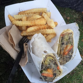 Street Chefs - The Kay with a side of fries... Vegetarian shepherds pie wrap - Food Stands Near Me - Tallahassee, Florida Street Chefs - The Kay with a side of fries... Vegetarian shepherds pie wrap - Food Stands Near Me - Tallahassee, Florida