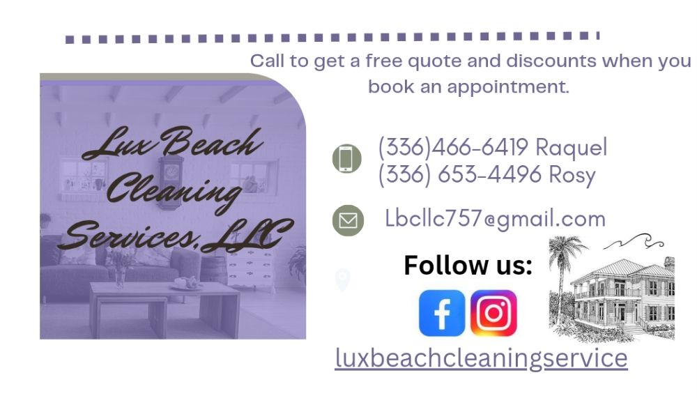 LUX BEACH CLEANING SERVICES Virginia Beach, Virginia Office