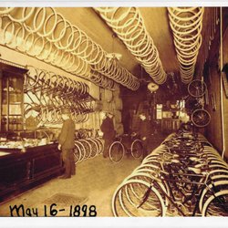 Whistle Stop Bike Shop - Old bike shop circa 1898