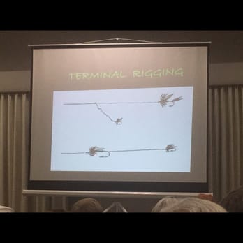 Dallas Flyfishers - Up close pic of fly rod / fly line rigging! Great lecture! - Fishing Near Me - Dallas, Texas Dallas Flyfishers - Up close pic of fly rod / fly line rigging! Great lecture! - Fishing Near Me - Dallas, Texas
