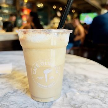 Café Olimpico - When the barista told me he'd make the prettiest drink ever! ( too sweet for me but it was pretty) - Coffee & Tea Near Me - Montreal, Quebec Café Olimpico - When the barista told me he'd make the prettiest drink ever! ( too sweet for me but it was pretty) - Coffee & Tea Near Me - Montreal, Quebec