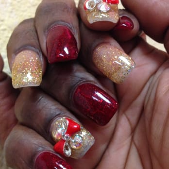 IShine Nail Spa - My holiday nail look... - Nail Salons Near Me - Riverside, California IShine Nail Spa - My holiday nail look... - Nail Salons Near Me - Riverside, California