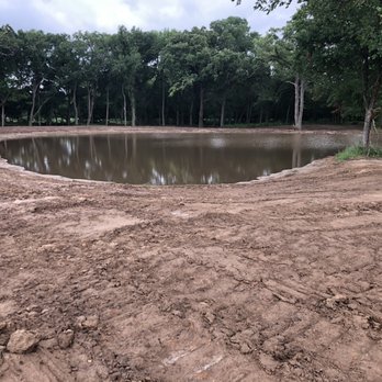 Dirt Man X Excavating - My pond dug by Brian Simpson-Dirt Man X. - Excavation Services Near Me - Buda, Texas