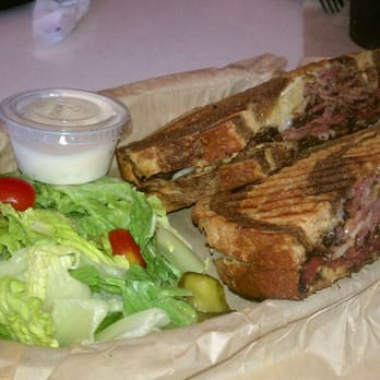 La Tour Cafe - Reuben panini with salad - Cafes Near Me - Honolulu, Hawaii