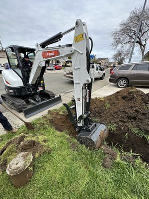 Main Drain Line Replacement - San Leandro, CA - Our client hired us as his main drain line collapsed. We completely replaced the main line for him!