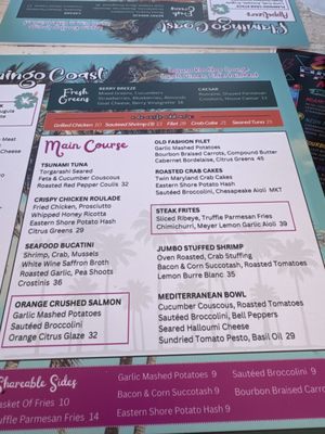 Menu photo 4 Flamingo Coast Ocean City, MD