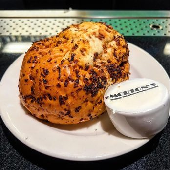 Morton's The Steakhouse - a bagel on a plate - Steakhouses Near Me - Pittsburgh, Pennsylvania