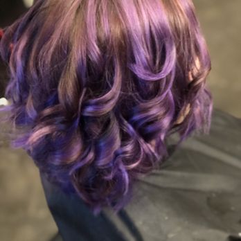 Blown Away Salon - Purple balayage - Hair Salons Near Me - Lufkin, Texas