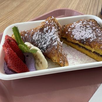 Take Ur Seat Lite - Creme brulee ube French toast - Asian Fusion Near Me - West Covina, California Take Ur Seat Lite - Creme brulee ube French toast - Asian Fusion Near Me - West Covina, California