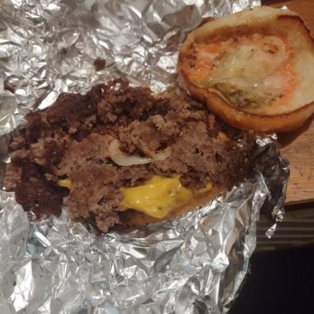 The Region - Handcrafted Hamburgers - This was supposed to be a Double Regionette with NO cheese. Straps thrown together. - Burgers Near Me - Chicago, Illinois