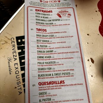 Tacombi - Menu - Tacos Near Me - Forest Hills, New York
