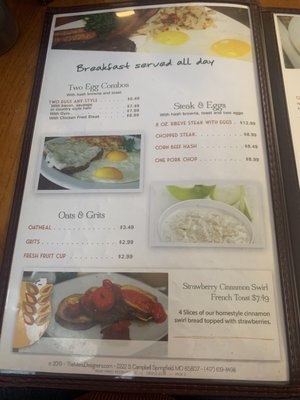 Menu photo 5 Mead Family Restaurant Mead, OK