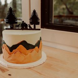Hannah Marie's Bakery & Coffee Shop - We had the most beautiful wedding cake for our little wedding at the cabin. Pumpkin spice with cream cheese frosting!