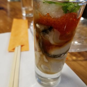 Sushi Murayama - Oyster shooter - Sushi Bars Near Me - Honolulu, Hawaii