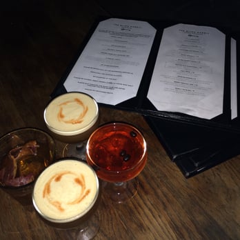 The Blind Rabbit - Bacon Old Fashioned, Boston Sours, and I can't remember the fruity one, but I'm sure it was good. - Cocktail Bars Near Me - Anaheim, California The Blind Rabbit - Bacon Old Fashioned, Boston Sours, and I can't remember the fruity one, but I'm sure it was good. - Cocktail Bars Near Me - Anaheim, California
