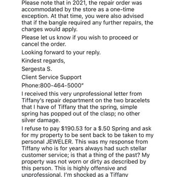 Tiffany & Co - Letter - Jewelry Near Me - New York, New York Tiffany & Co - Letter - Jewelry Near Me - New York, New York
