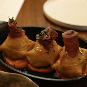 Anima by Edo - delicious thing with prosciutto on top from the tasting menu - Tapas/Small Plates Near Me - Las Vegas, Nevada