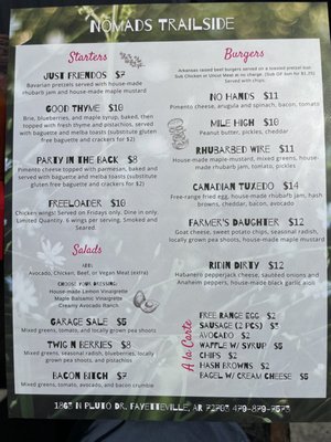 Menu photo 6 Nomads Trailside Fayetteville, AR Menu photo 6 Nomads Trailside Fayetteville, AR