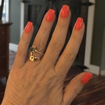 Tiffani Nails and Spa II - This is the dip, love the color and David always shapes my nails beautifully! - Nail Salons Near Me - Marmora, New Jersey