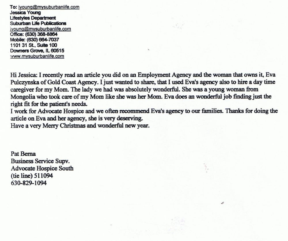 A Gold Coast Domestic Agency - home care agency in Downers Grove, IL