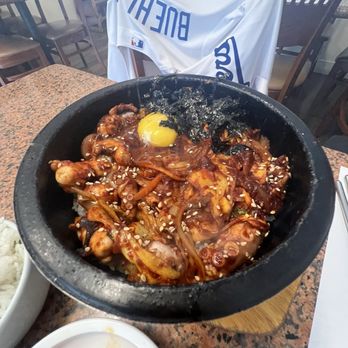 Seong Buk Dong - Octopus bimbimbap - Korean Near Me - Los Angeles, California