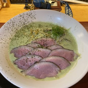 Mensho - Duck matcha ramen - Noodles Near Me - Houston, Texas
