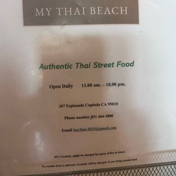 My Thai Beach - Thai Near Me - Capitola, California My Thai Beach - Thai Near Me - Capitola, California