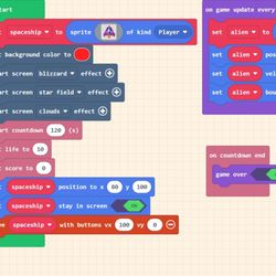 Code Ninjas - Hacienda Heights - A simple game coded by the kid. Fun!