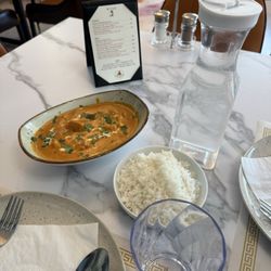 Tikka masala with rice