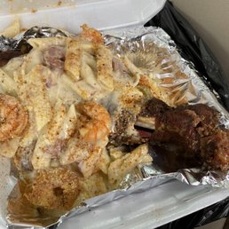 Cajun Pasta Stuffed Leg Cajun Pasta Stuffed Leg