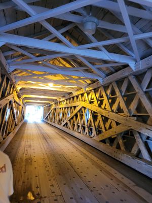 Historic West Cornwall Covered Bridge by null