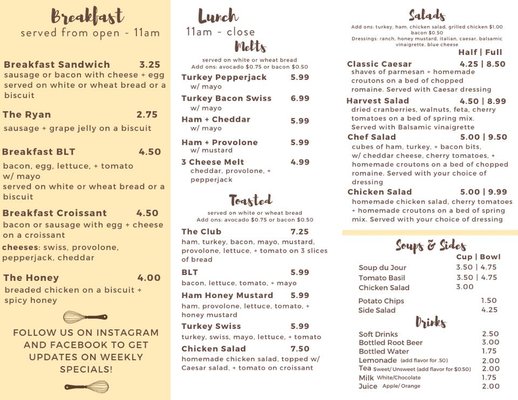 Menu photo 2 Honeydoux Cafe and Bakery Destrehan, LA