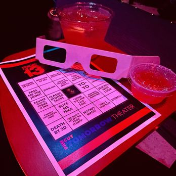 Tomorrow Theater - Bingo card, 3D glasses, old fashioned, and Jell-O shot! - Cinema Near Me - Portland, Oregon