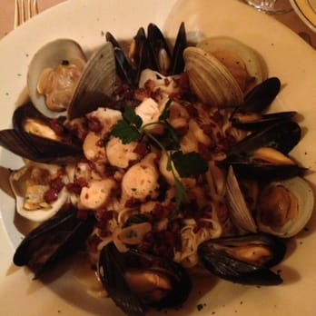 Palazzo Restaurant - My dinner. Pasta with octopus, clams, and mussels! - Italian Near Me - Montclair, New Jersey Palazzo Restaurant - My dinner. Pasta with octopus, clams, and mussels! - Italian Near Me - Montclair, New Jersey