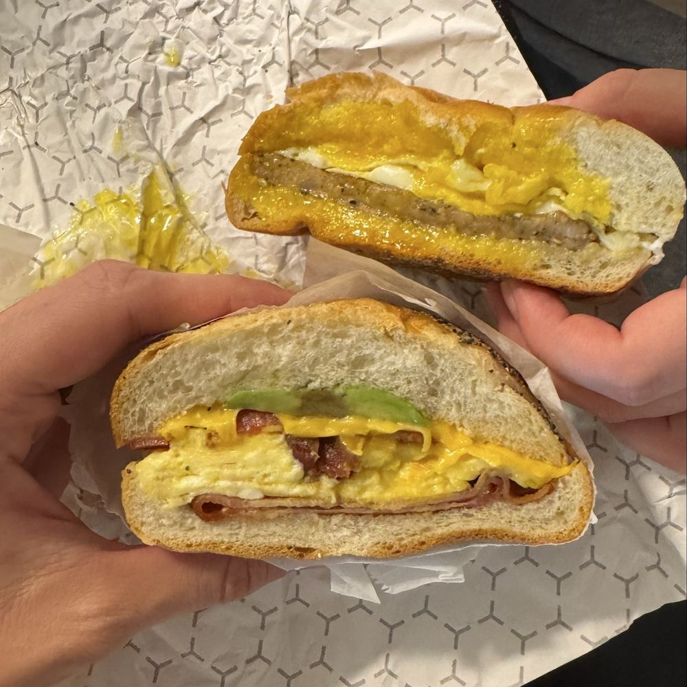 Eggs and Bacon Sandwich Eggs and Bacon Sandwich
