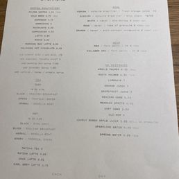 Menu front Menu front