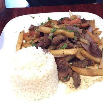 Chalan on the Beach - Beef steak with fries and rice - Latin American Near Me - Miami Beach, Florida Chalan on the Beach - Beef steak with fries and rice - Latin American Near Me - Miami Beach, Florida