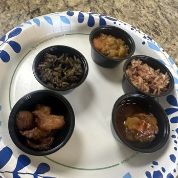 Kreyol Delight - Taster plate...you can't order this (smile) - Haitian Near Me - Valrico, Florida