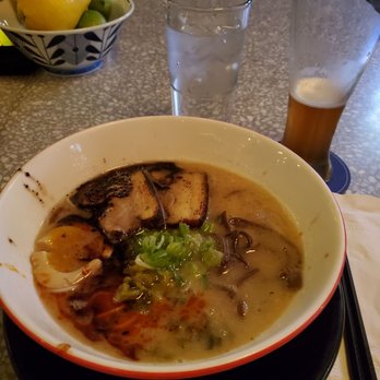Oramen - Tonkotsu ramen with (mostly) finished beer. - Ramen Near Me - New York, New York Oramen - Tonkotsu ramen with (mostly) finished beer. - Ramen Near Me - New York, New York