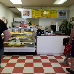Early morning run on donuts.