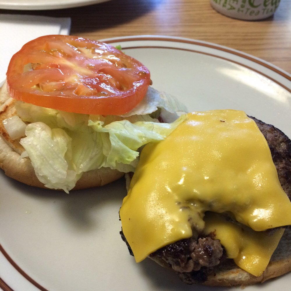 Green Lantern - Handy Andy before I demolished it...2 burger patties covered in cheesy deliciousness - Diners Near Me - Toledo, Ohio Green Lantern - Handy Andy before I demolished it...2 burger patties covered in cheesy deliciousness - Diners Near Me - Toledo, Ohio