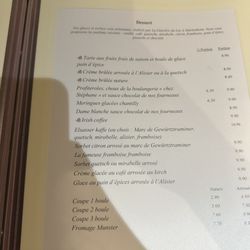 S'Thomas Stuebel - Dessert menu