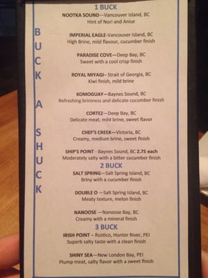 Menu photo 3 Von's Steak House & Oyster Bar Edmonton, AB Menu photo 3 Von's Steak House & Oyster Bar Edmonton, AB