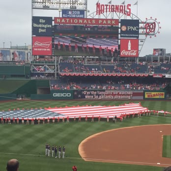 Nationals Park - A view from Section 208 on Independence Day! Go Nats! - Stadiums & Arenas Near Me - Washington, DC, District of Columbia Nationals Park - A view from Section 208 on Independence Day! Go Nats! - Stadiums & Arenas Near Me - Washington, DC, District of Columbia