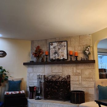Dixon-Reid Remodeling - After adding mantel. - General Contractors Near Me Dixon-Reid Remodeling - After adding mantel. - General Contractors Near Me
