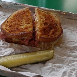 Jack's Famous Deli - The Ruben special. Very nice and plenty of corned beef. Comes with a drink.